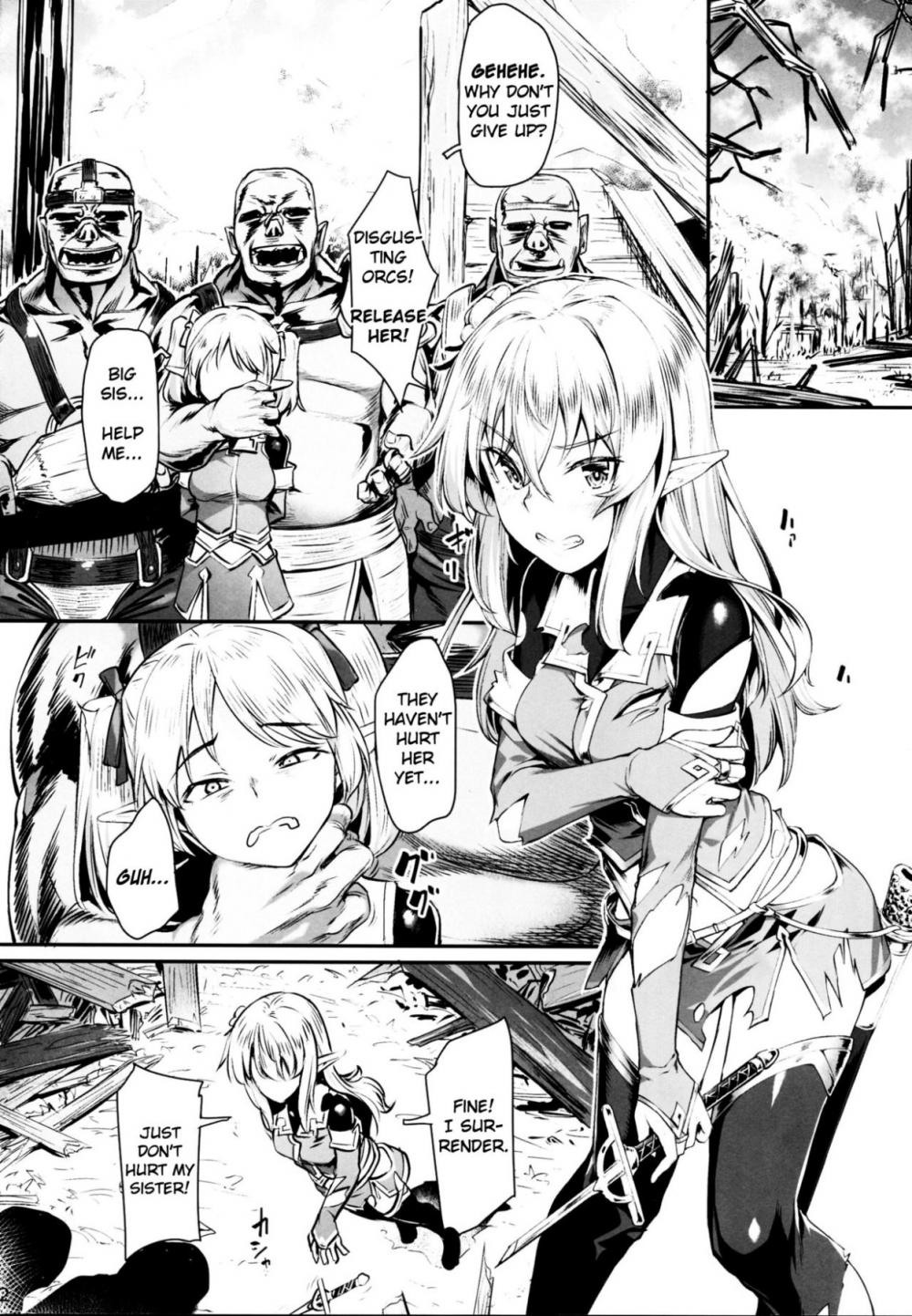 Hentai Manga Comic-An Elf Captured By Orcs-Read-4